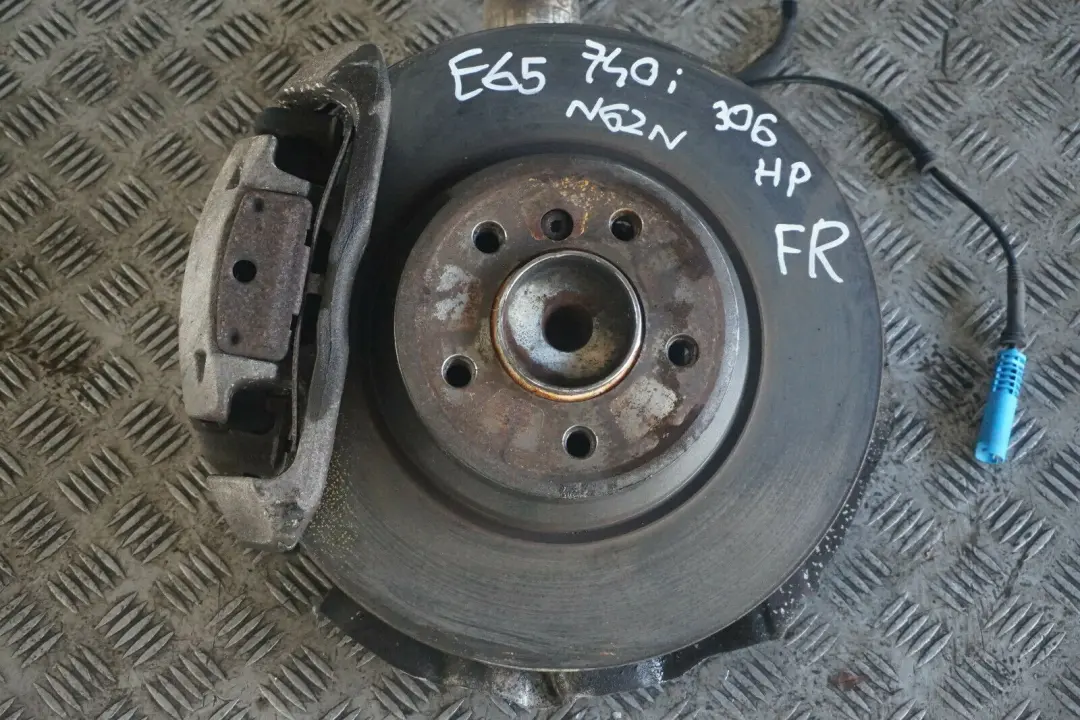 740i N62N Delantero Derecho O / S Spring Strut Suspension Pierna Freno para BMW E65 con número de pieza 6770166 BMW E65 740i N62N Delantero Derecho O / S Spring Strut Suspension Pierna Freno - SKU 6770166 - Número de pieza 6770166