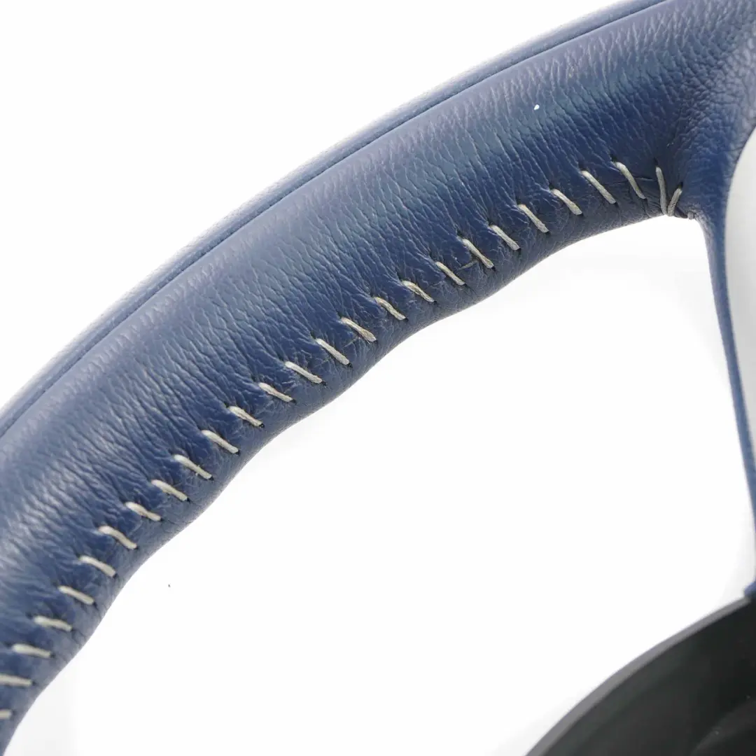 deportivo Mini Cooper R50 R52 R53 Azul / Gris Cuero para Volante con número de pieza 6770328 Volante deportivo Mini Cooper R50 R52 R53 Azul / Gris Cuero - SKU 6770328 - Número de pieza 6770328