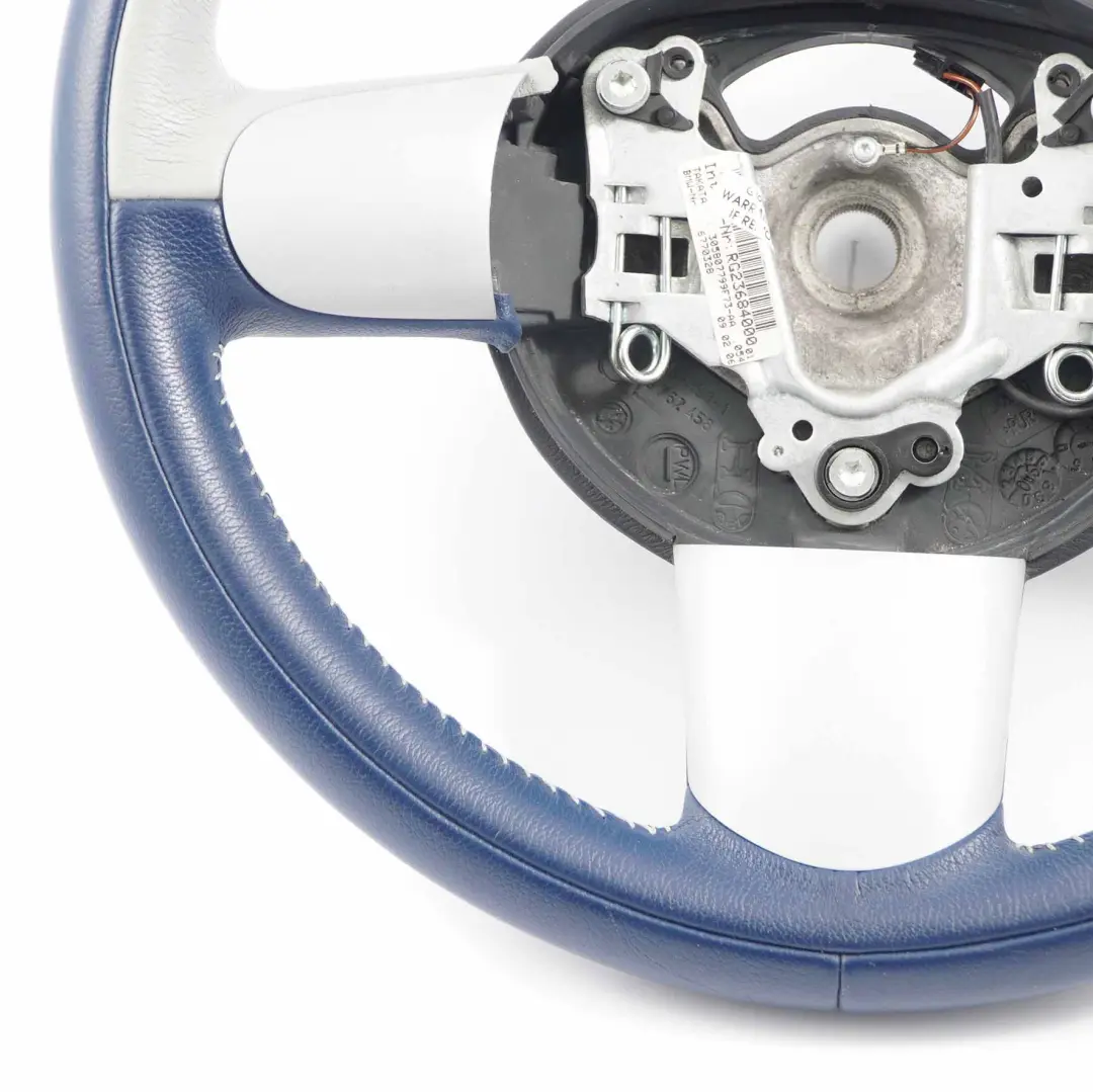 Kierownica Sport Niebieska Skóra do Mini R50 R53 o numerze 6770328 Mini R50 R53 Kierownica Sport Niebieska Skóra - SKU 6770328 - Numer Części 6770328