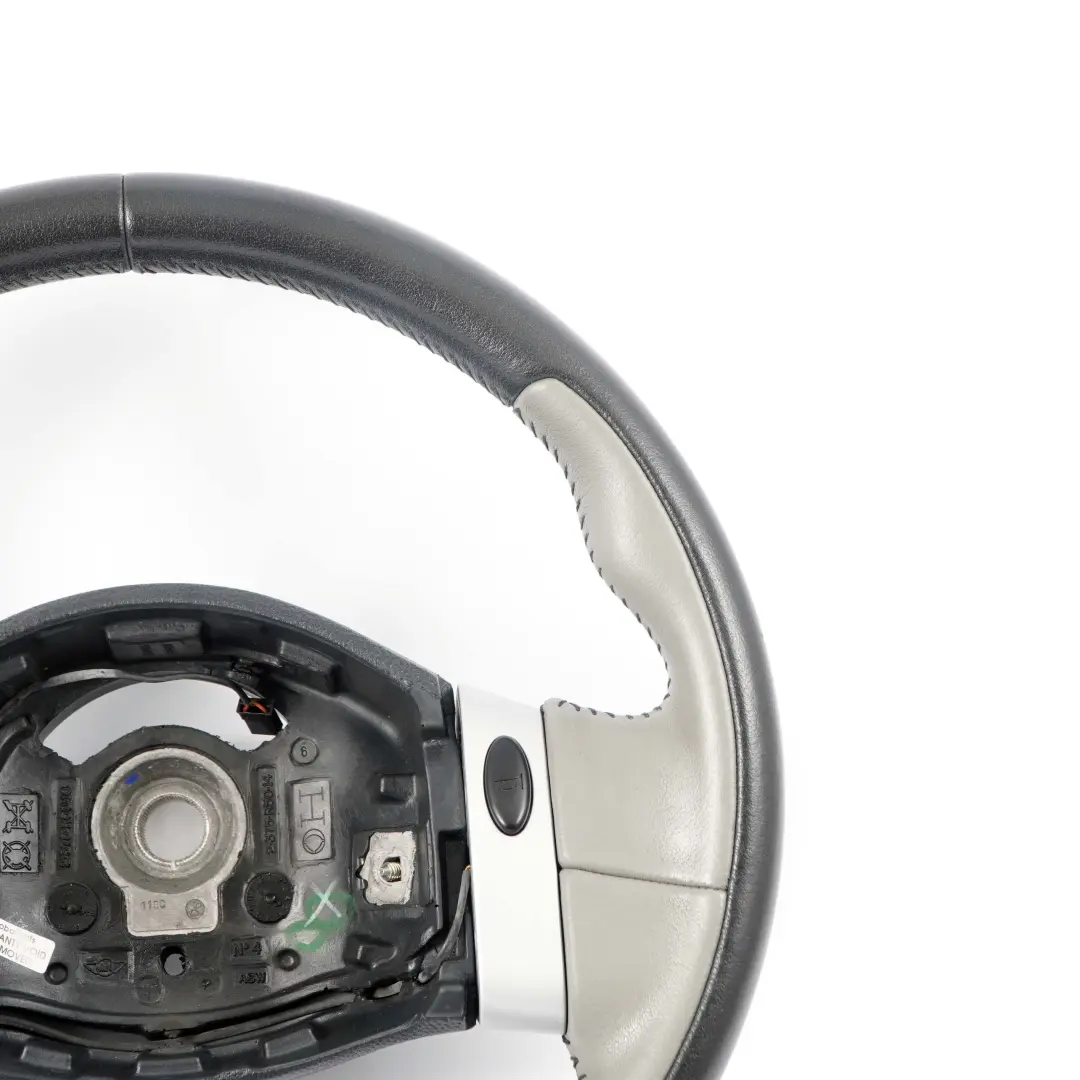 Mini Cooper One R50 R53 Cooper Lenkrad Leder 2 Speichen Schwarz Black / Grau - SKU 6770335 - Teilenummer 6770335
