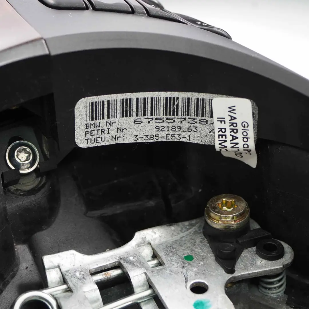 BMW X5 Series E53 NEW Black Leather Sport Steering Wheel 3 Spoke - SKU 6770422-1 - Part number 6770422