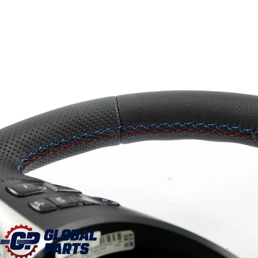 Leather Sport Steering Wheel 3 Spoke M-tricoloured to BMW X5 Series E53 NEW Black with Part number 6770423 BMW X5 Series E53 NEW Black Leather Sport Steering Wheel 3 Spoke M-tricoloured - SKU 6770423-1 - Part number 6770423