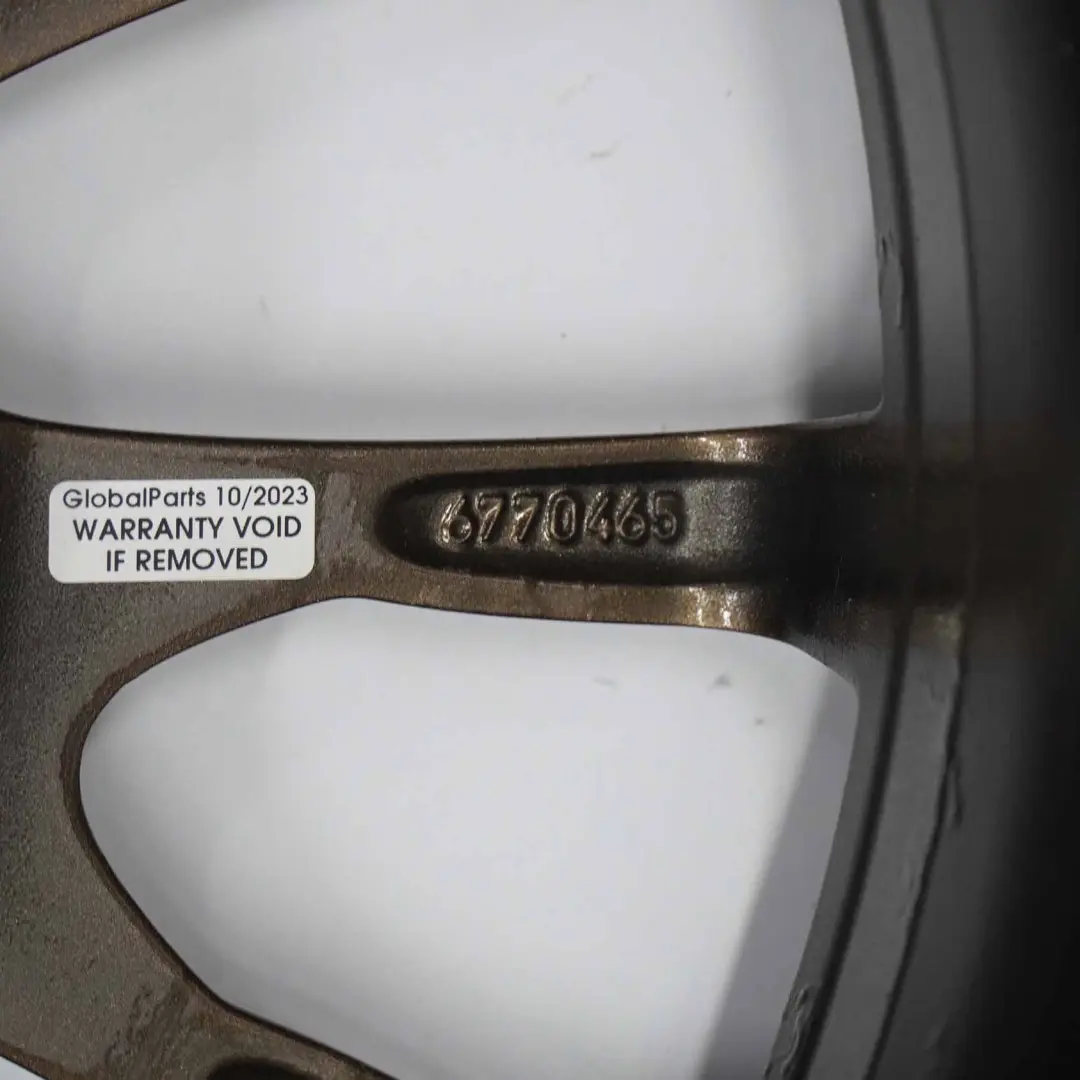 BMW E90 E91 Leichtmetallfelge hinten 18" Motorsport Radialspeiche 216 8,5J ET:37 - SKU 6770465-3 - Teilenummer 6770465