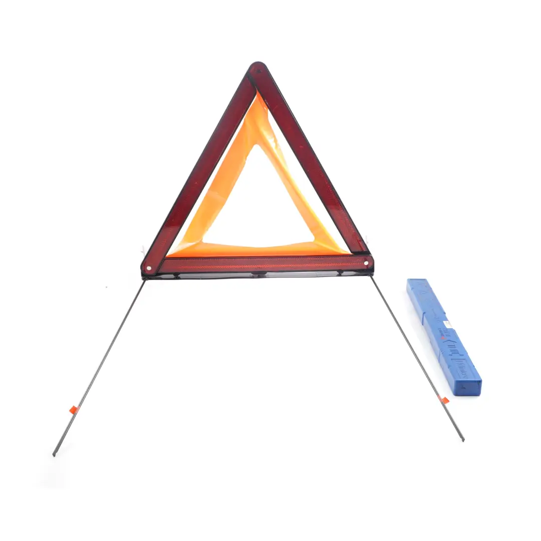 Warning Triangle Blue Container to BMW E60 E81 E87 E90 E91 E92 F10 F11 F20 F30 F31 with Part number 6770487 BMW E60 E81 E87 E90 E91 E92 F10 F11 F20 F30 F31 Warning Triangle Blue Container - SKU 6770487-4 - Part number 6770487