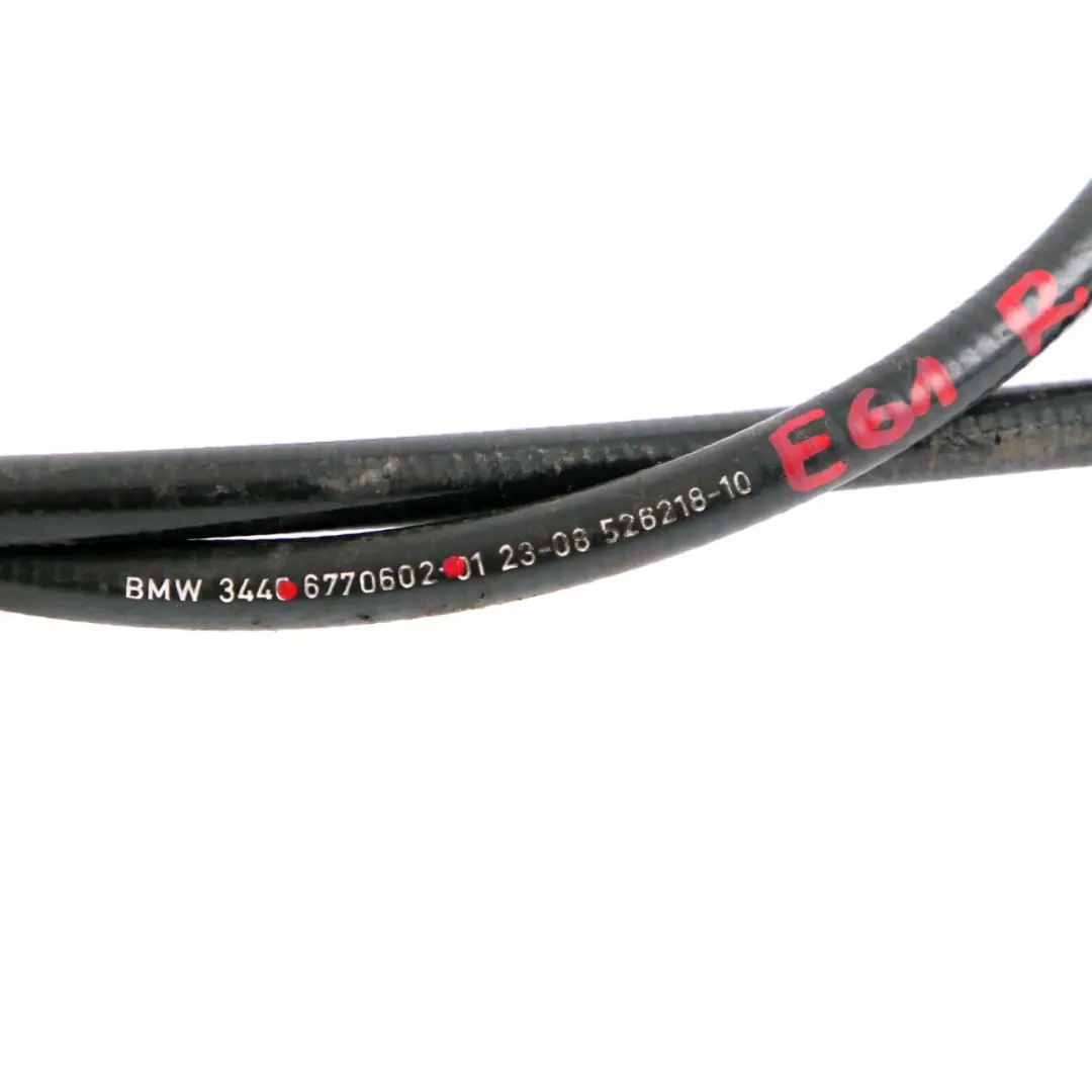 BMW E60 E61 LCI Freno mano derecho mano estacionamiento Cable Bowden - SKU 6770602 - Número de pieza 6770602