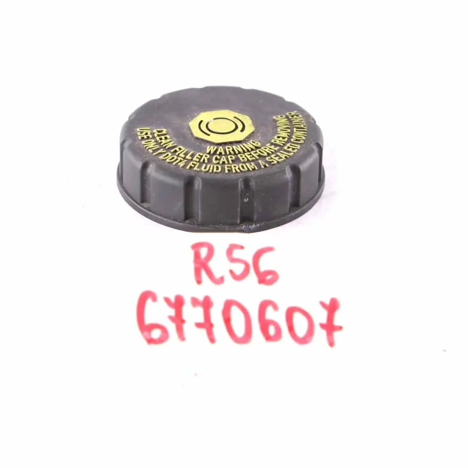 Réservoir frein Master Cylinder Reservoir Cap pour Mini Cooper R55 R56 R57 à propos du numéro de pièce 6770607 Mini Cooper R55 R56 R57 Réservoir frein Master Cylinder Reservoir Cap - SKU 6770607 - Numéro de pièce 6770607