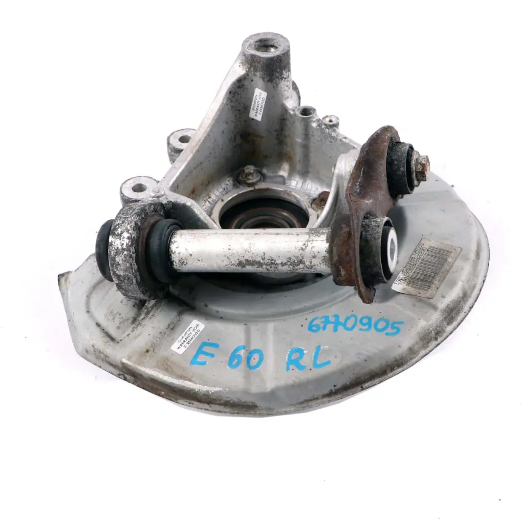 Zwrotnica Piasta Koła Lewy Tył do BMW E60 o numerze 6770905 BMW E60 Zwrotnica Piasta Koła Lewy Tył - SKU 6770905-21 - Numer Części 6770905