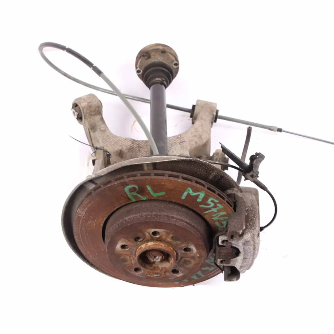 M57N Rear Left N/S Hub Leg Axle Carrier Brake Disc Caliper to BMW E60 525d with Part number 6770905 BMW E60 525d M57N Rear Left N/S Hub Leg Axle Carrier Brake Disc Caliper - SKU 6770905-24 - Part number 6770905