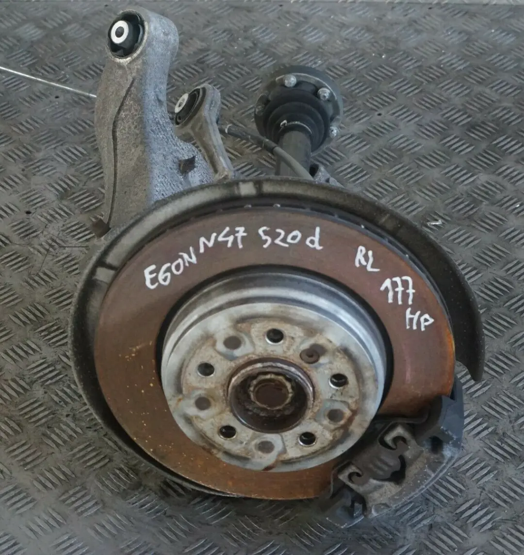 N47 Eje De Salida Trasero Izquierdo Soporte Rueda Suspensión para BMW E60 520D con número de pieza 6770905 BMW E60 520D N47 Eje De Salida Trasero Izquierdo Soporte Rueda Suspensión - SKU 6770905-4 - Número de pieza 6770905