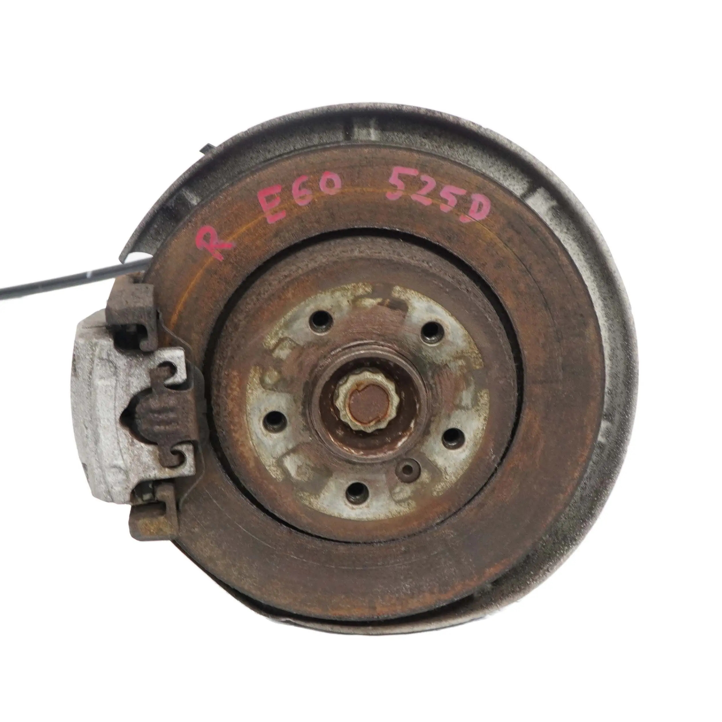 BMW E60 525d M57N2 Cuscinetto Perno Vettore Ruota Pinza Freno Posteriore Dx