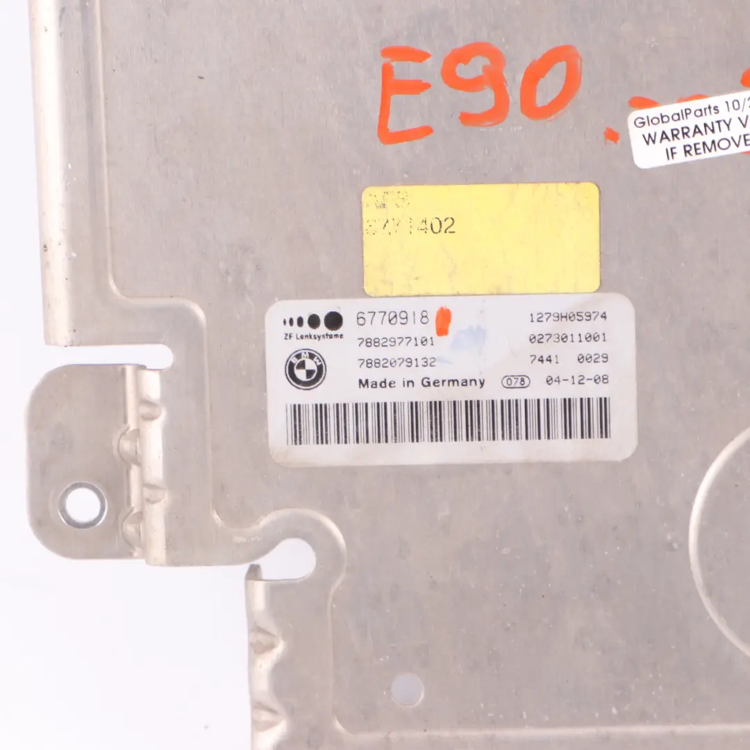 BMW E81 E87 E90 E91 Active Steering Control Unit Module Bracket Carrier - SKU 6770918-1 - Part number 6770918