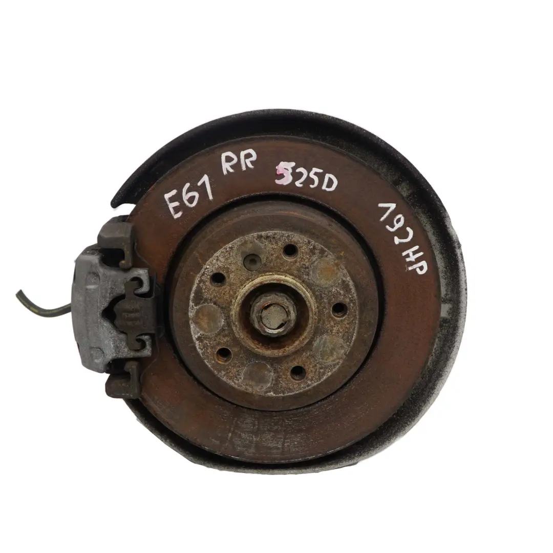 M57N2 Eje Trasero Derecho Suspension Pata Rueda Cubo Maneta Freno para BMW E61 525d con número de pieza 6770924 BMW E61 525d M57N2 Eje Trasero Derecho Suspension Pata Rueda Cubo Maneta Freno - SKU 6770924-11 - Número de pieza 6770924
