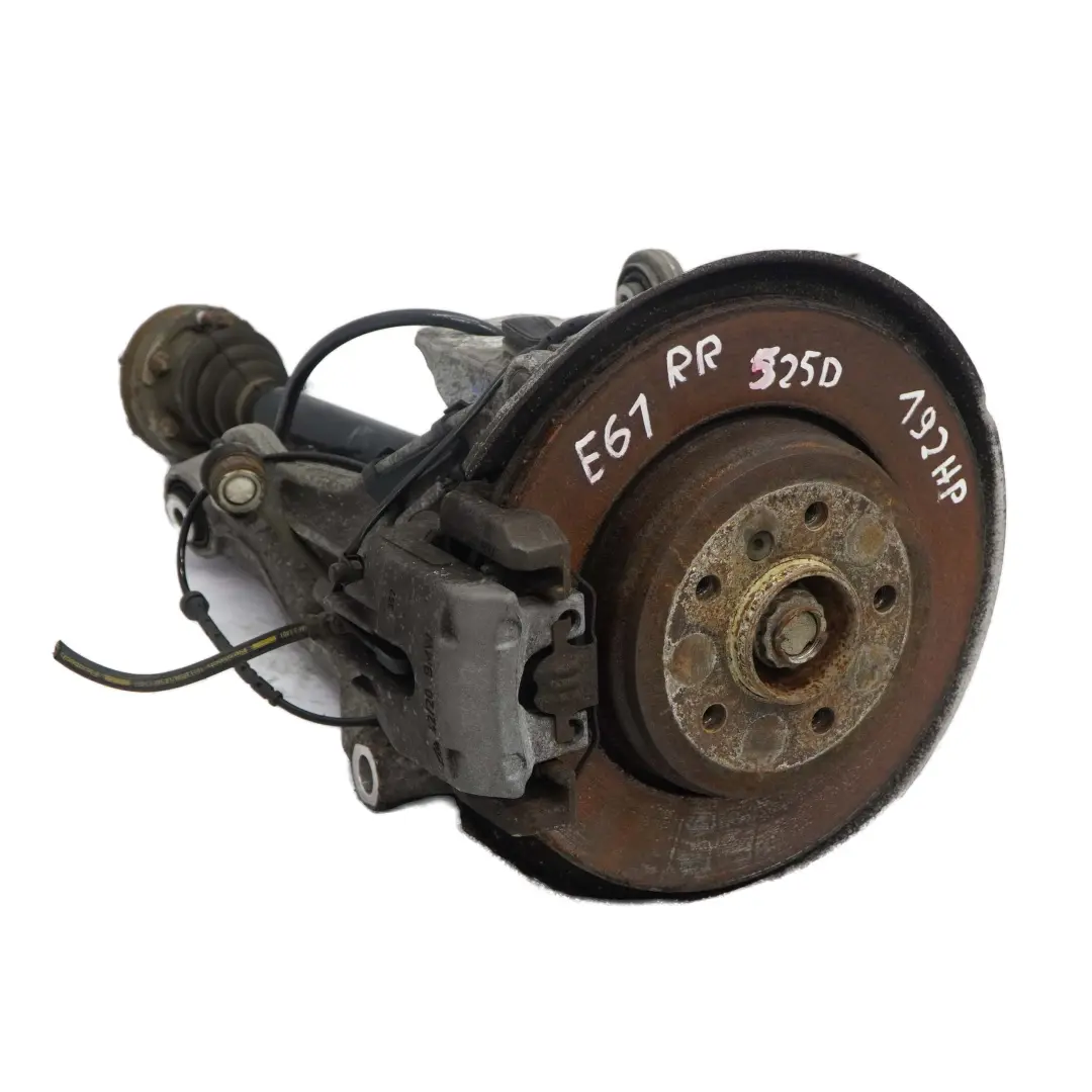 M57N2 Eje Trasero Derecho Suspension Pata Rueda Cubo Maneta Freno para BMW E61 525d con número de pieza 6770924 BMW E61 525d M57N2 Eje Trasero Derecho Suspension Pata Rueda Cubo Maneta Freno - SKU 6770924-11 - Número de pieza 6770924