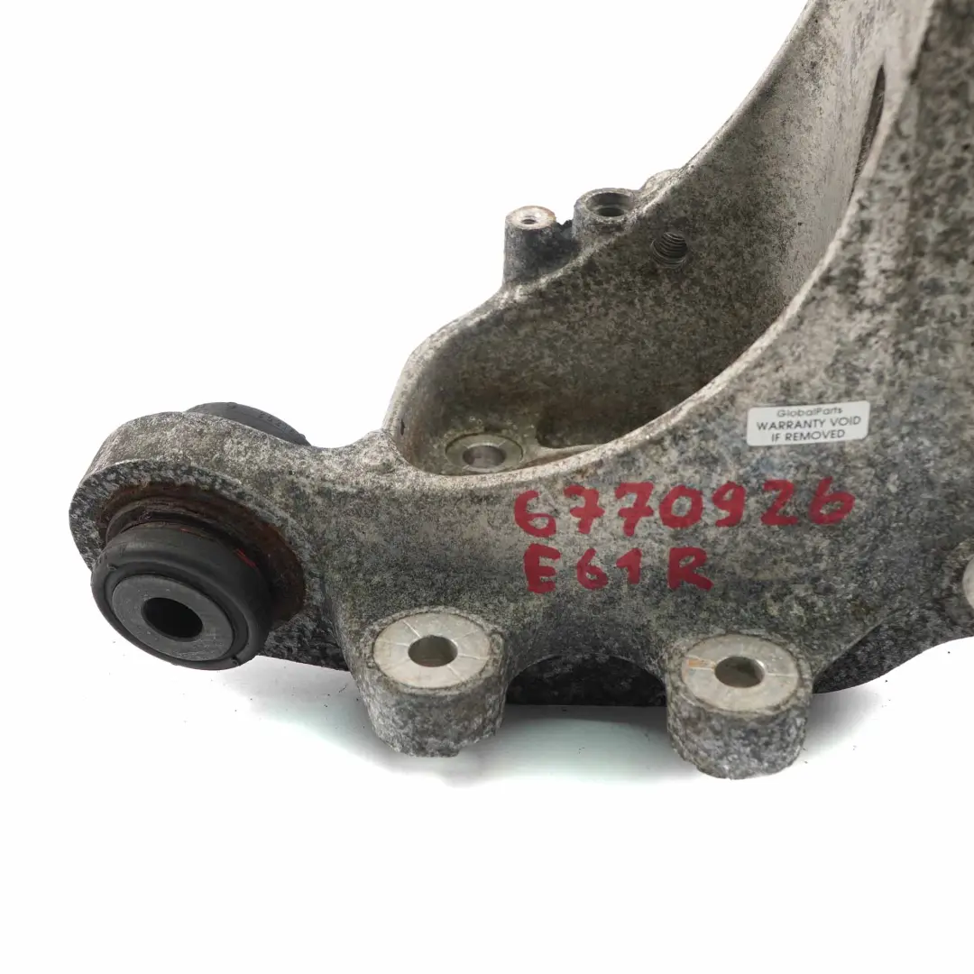 Carrier Touring Rear Right O/S Axle Wheel Carrier Hub to BMW E61 Wheel with Part number 6770926 BMW E61 Wheel Carrier Touring Rear Right O/S Axle Wheel Carrier Hub - SKU 6770926 - Part number 6770926