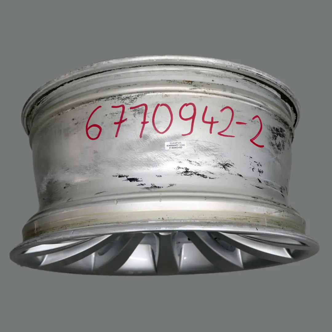 BMW E63 E64 Argent Jantes Alu Alliage 19" Rayons en etoile 218 9J ET:14 - SKU 6770942-2 - Numéro de pièce 6770942