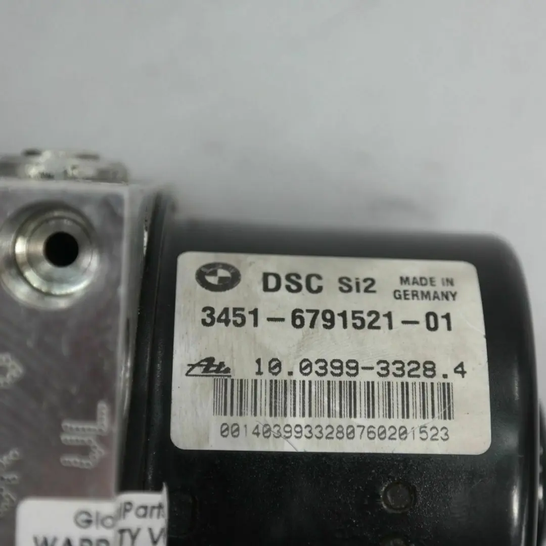 BMW E87 E90 E91 ABS Dsc Centralina Hydraulickblock 6791521 - SKU 6771487 - Numero di parte 6794646