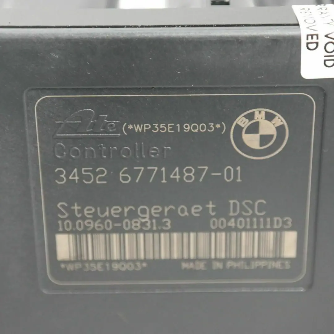 ABS DSC Module Pump ECU Hydro Unit 6791521 to BMW 1 3 Series E87 E90 E91 with Part number 6794646 BMW 1 3 Series E87 E90 E91 ABS DSC Module Pump ECU Hydro Unit 6791521 - SKU 6771487 - Part number 6794646