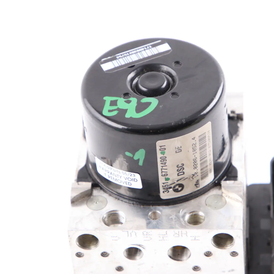 BMW 1 3 er E87 E90 E91 N52 M57N2 ABS Pumpe DSC Hydroaggregat 6771491 - SKU 6771490-1 - Teilenummer 6771490