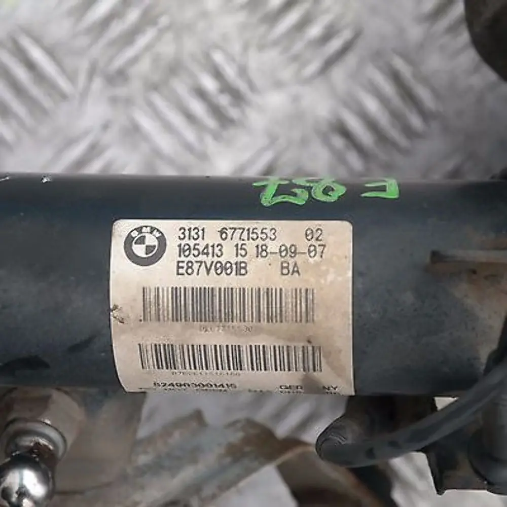 Anteriore Sinistra Molla Sospensioni Disco Freno Ruota per BMW E87 LCI 118i con numero di parte 31316771553 BMW E87 LCI 118i Anteriore Sinistra Molla Sospensioni Disco Freno Ruota - SKU 6771553-2 - Numero di parte 31316771553