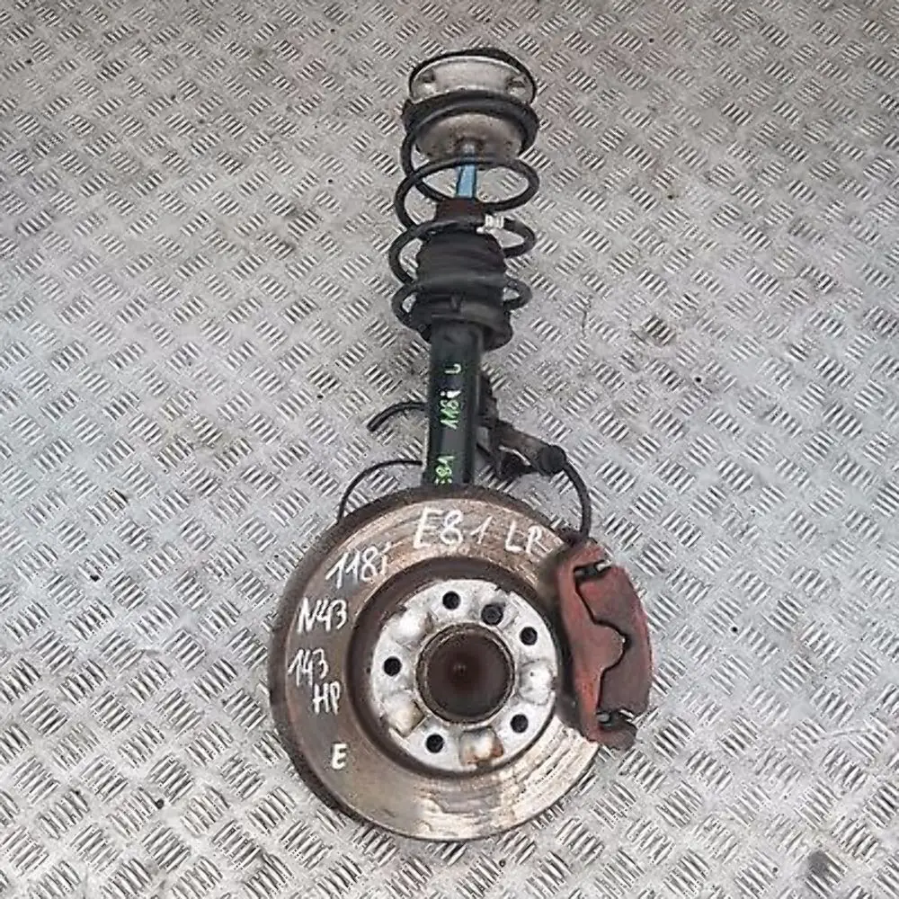 N43 Frente Izquierda N / S Spring Strut Freno Suspension Pierna Hub para BMW E81 118i con número de pieza 31316771553 BMW E81 118i N43 Frente Izquierda N / S Spring Strut Freno Suspension Pierna Hub - SKU 6771553 - Número de pieza 31316771553