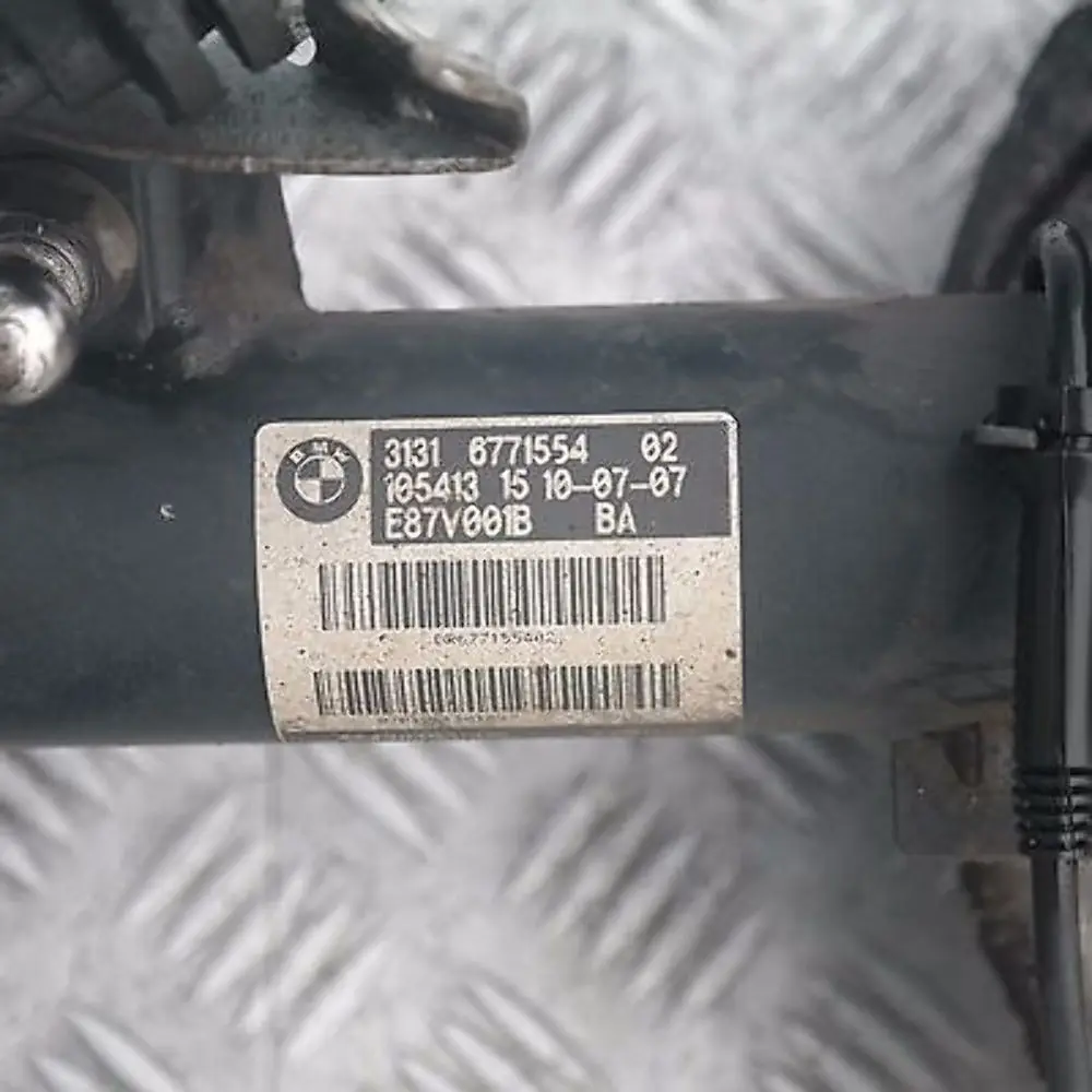 BMW E81 118i N43 Frontale Destro O/S Molla Strut Freno Sospensioni Axle - SKU 6771554-2 - Numero di parte 31316771554