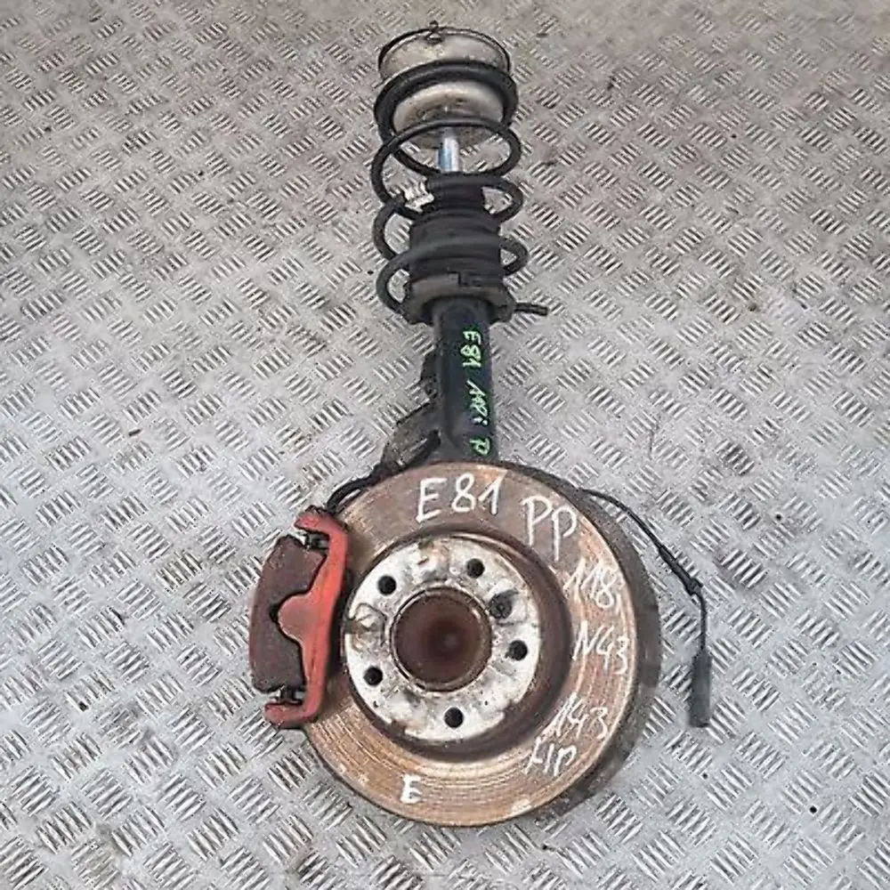 BMW E81 118i N43 Frontale Destro O/S Molla Strut Freno Sospensioni Axle - SKU 6771554-2 - Numero di parte 31316771554