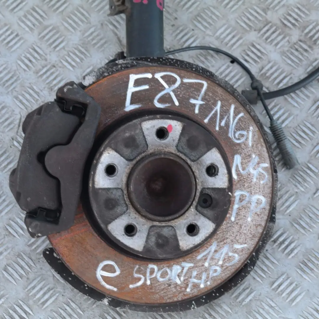 BMW 1 Series E87 116i N45 Front Right O/S Spring Strut Brake Suspension Leg Hub - SKU 6771558-1 - Part number 6771558