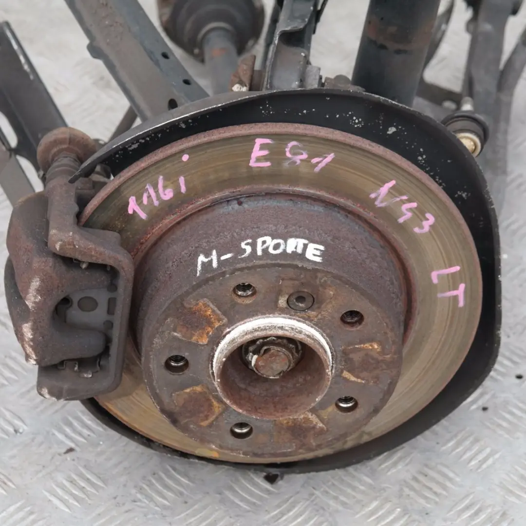 BMW 1 SERIES E81 116i N43 M SPORT REAR LEFT N/S LEG SUSPENSION AXLE BRAKE DISC - SKU 6771559 - Part number 33526771559