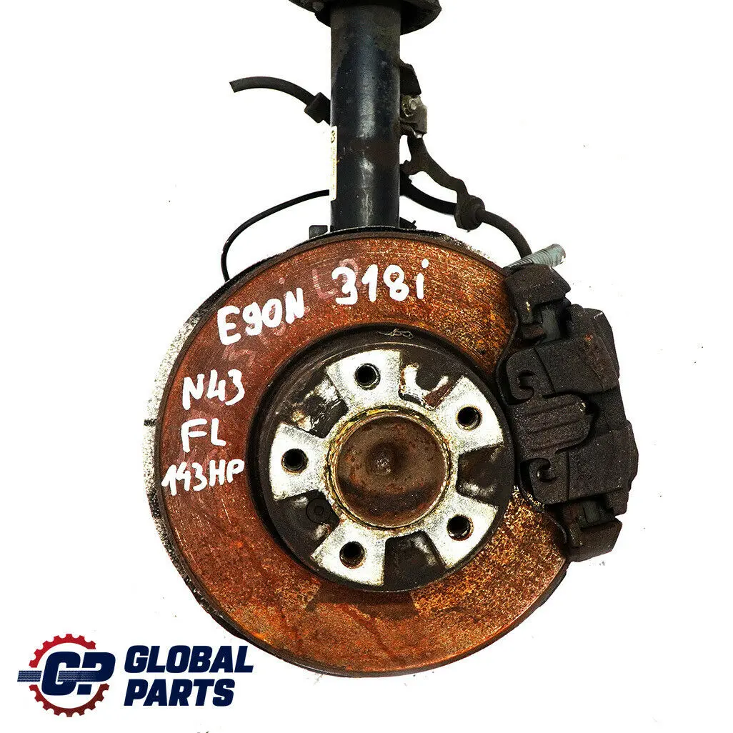 N43 Front Left N/S Spring Strut Leg Brake Suspension Hub to BMW 3 Series E90 318i with Part number 6771723 BMW 3 Series E90 318i N43 Front Left N/S Spring Strut Leg Brake Suspension Hub - SKU 6771723-1 - Part number 6771723