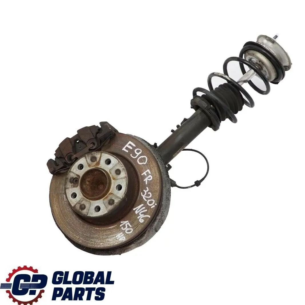 BMW E90 320i N46 Ammortizzatore Sospensione Freno Mozzo Anteriore Destro - SKU 6771724-1 - Numero di parte 31316771724
