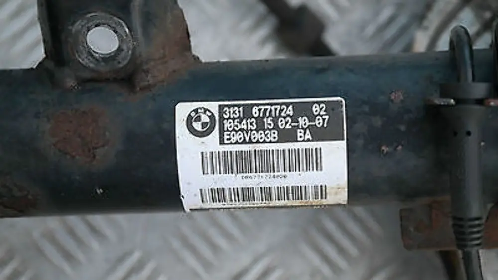 BMW E90 318d N47 MUELLE DELANTERO DERECHO SUSPENSIÓN FRENO CALLIPER - SKU 6771724-4 - Número de pieza 31316786006
