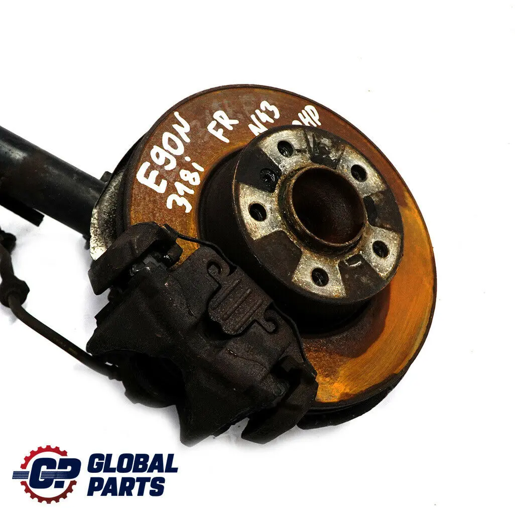 BMW E90 318i N43 delantero derecho O / Spring Strut Pierna Freno Suspension Hub - SKU 6771724-7 - Número de pieza 6771724