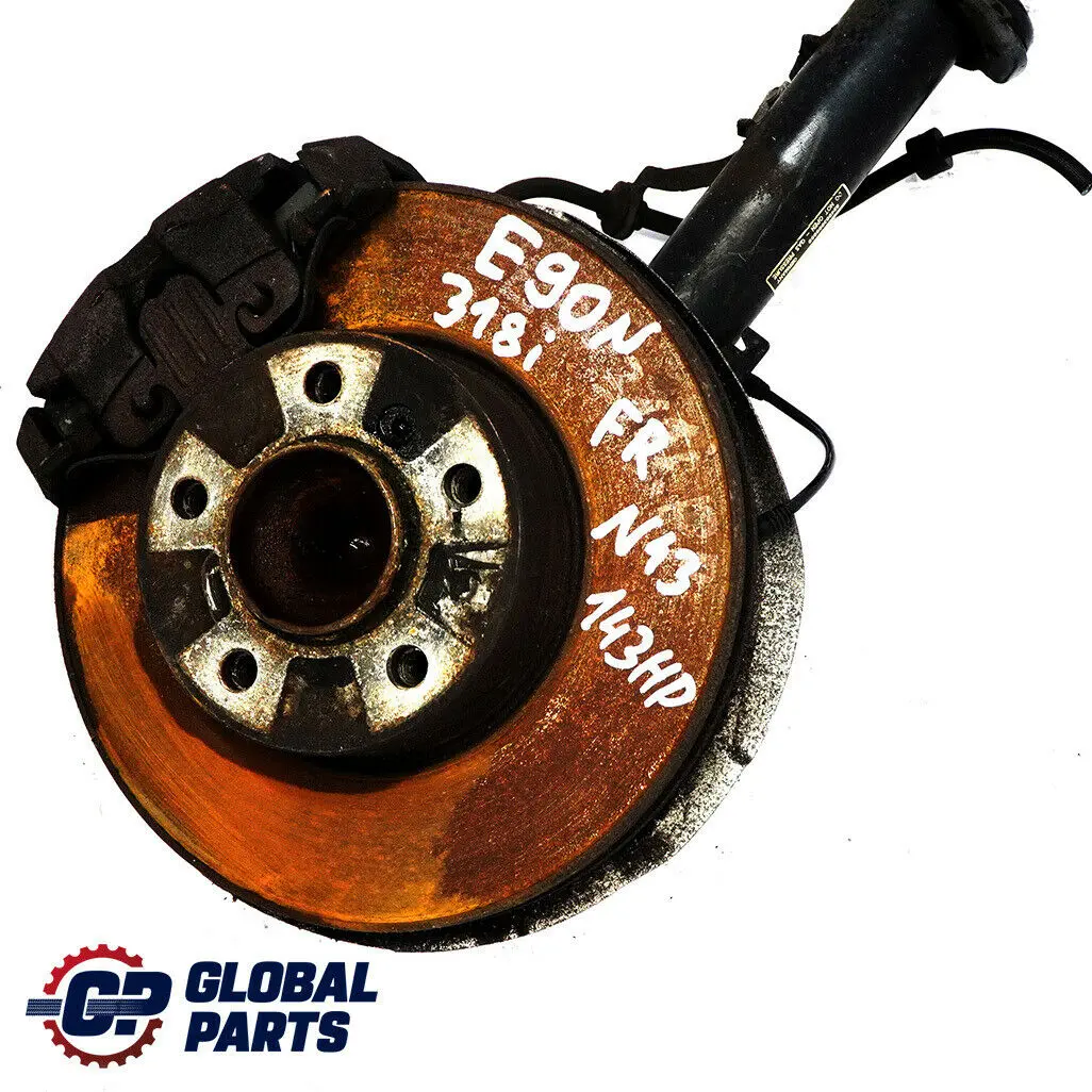 BMW E90 318i N43 delantero derecho O / Spring Strut Pierna Freno Suspension Hub - SKU 6771724-7 - Número de pieza 6771724