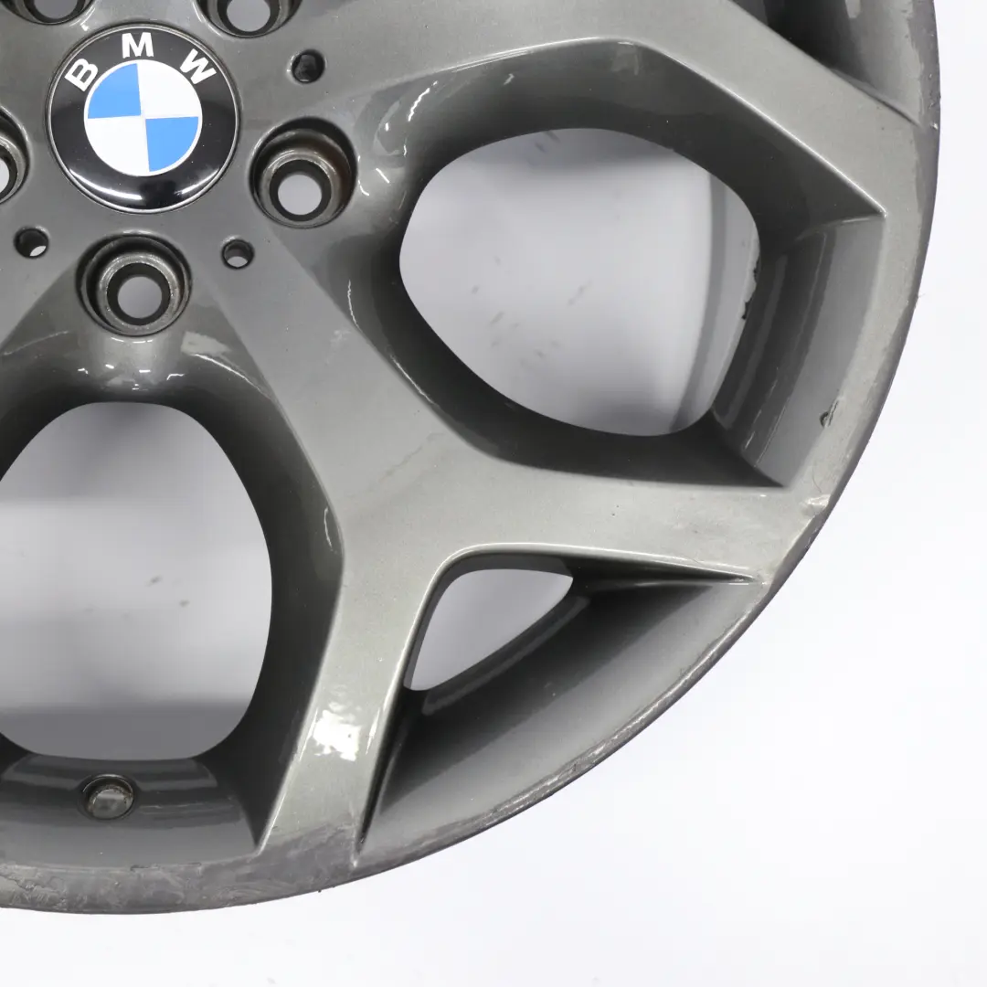 Front Wheel Alloy Grey Rim 20" Y-Spoke 214 ET:40 10J to BMW X5 E70 X6 E71 with Part number 6772249 BMW X5 E70 X6 E71 Front Wheel Alloy Grey Rim 20" Y-Spoke 214 ET:40 10J - SKU 6772249-3 - Part number 6772249