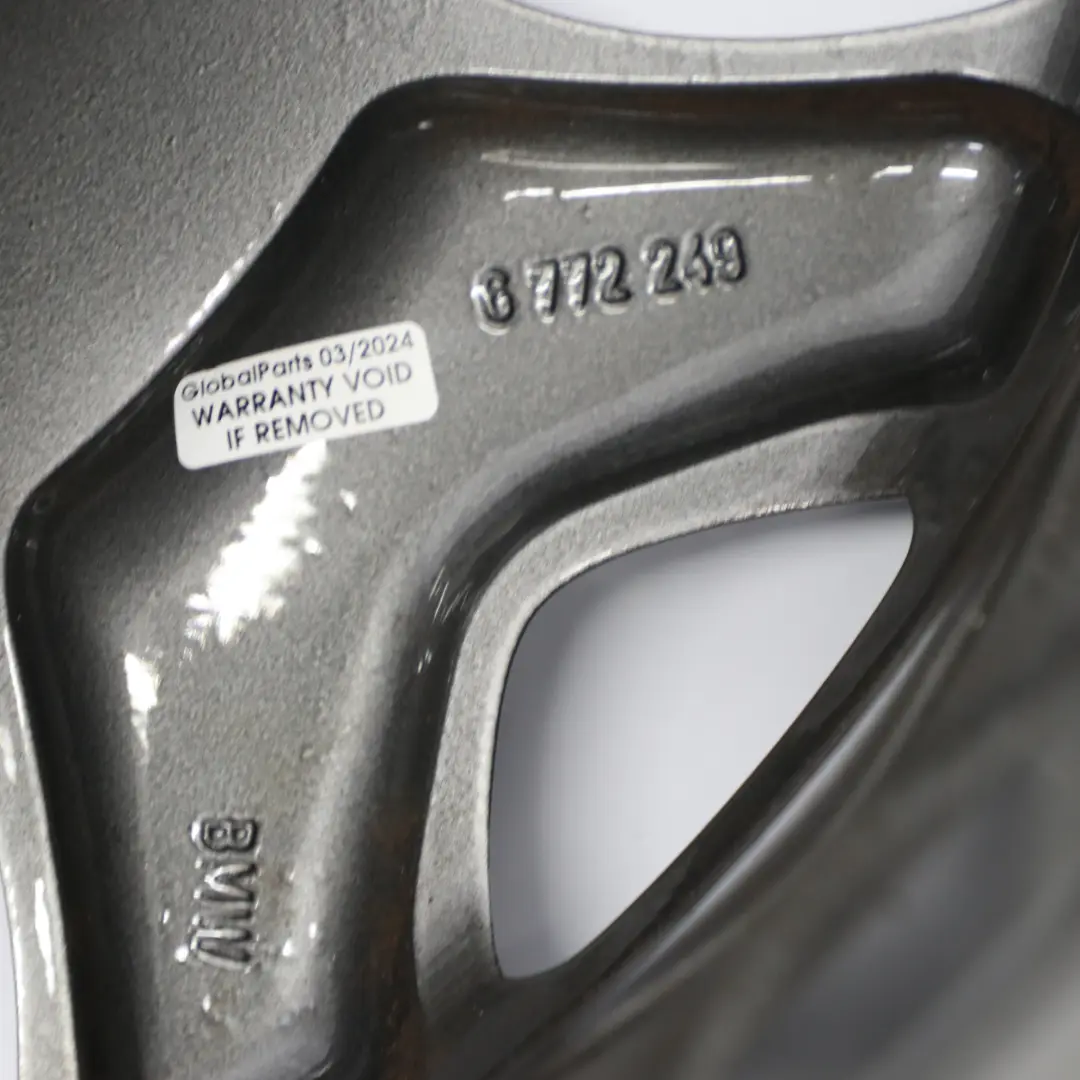 Llanta Delantera De Aleación Gris 20" Y-Spoke 214 ET:40 10J para BMW X5 E70 X6 E71 con número de pieza 6772249 BMW X5 E70 X6 E71 Llanta Delantera De Aleación Gris 20" Y-Spoke 214 ET:40 10J - SKU 6772249-8 - Número de pieza 6772249