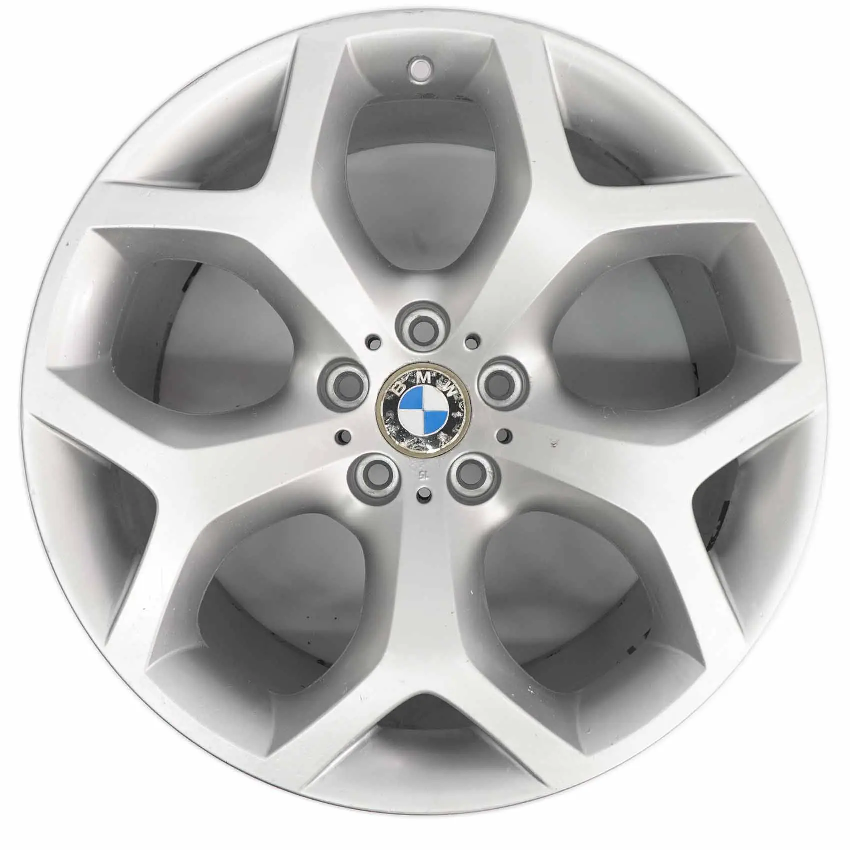 BMW X5 E70 Argento Cerchio In Lega Posteriore 20" A Y 214 Et:37 11J 6772250