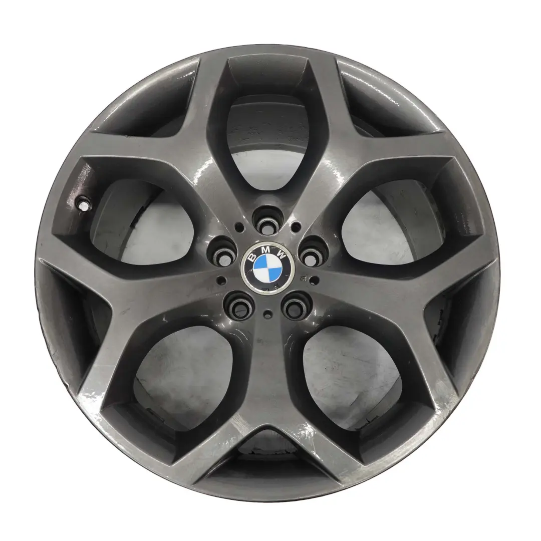 Grau Hinten Alu Felge Alufelge Rim 20" Y-Speiche 214 für BMW X5 E70 mit Teilenummer 6772250 BMW X5 E70 Grau Hinten Alu Felge Alufelge Rim 20" Y-Speiche 214 - SKU 6772250-4 - Teilenummer 6772250