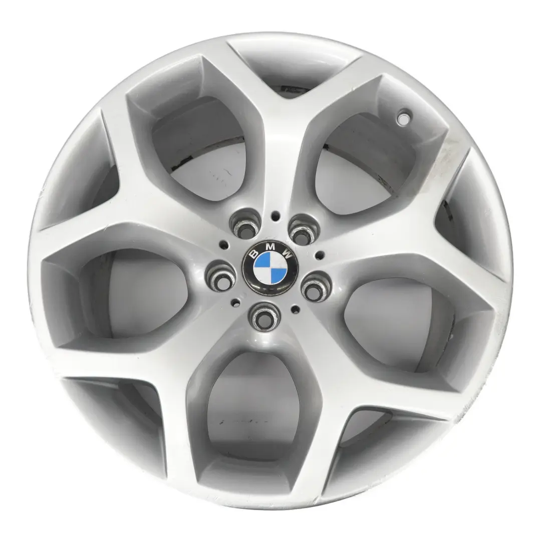 BMW X5 E70 Silver Rear Wheel Alloy Rim 20" Y-Spoke 214 ET:37 11J - SKU 6772250-5 - Part number 6772250