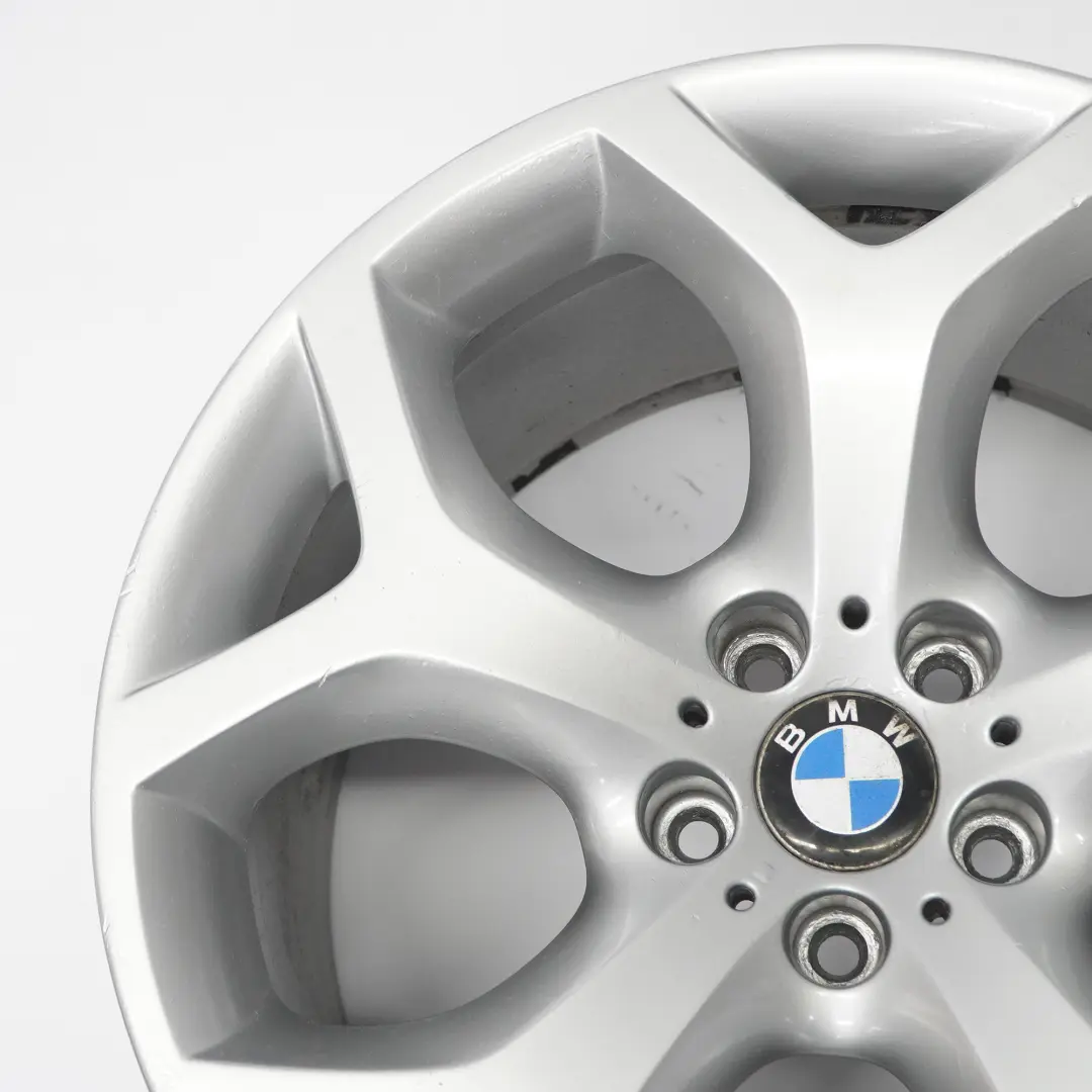 BMW X5 E70 Silver Rear Wheel Alloy Rim 20" Y-Spoke 214 ET:37 11J - SKU 6772250-5 - Part number 6772250