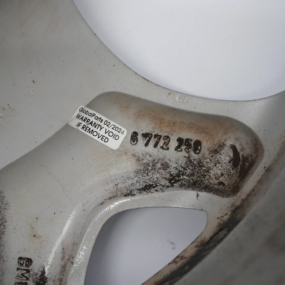 BMW X5 E70 Silver Rear Wheel Alloy Rim 20" Y-Spoke 214 ET:37 11J - SKU 6772250-5 - Part number 6772250