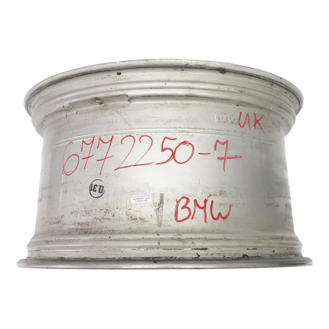 Alloy Rim 20" Y-spoke 214 ET:37 11J to BMW X5 Series E70 Silver Rear Wheel with Part number 6772250 BMW X5 Series E70 Silver Rear Wheel Alloy Rim 20" Y-spoke 214 ET:37 11J - SKU 6772250-7 - Part number 6772250