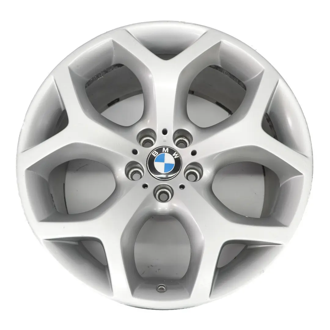 BMW X5 Series E70 Silver Rear Wheel Alloy Rim 20" Y-spoke 214 ET:37 11J - SKU 6772250-7 - Part number 6772250