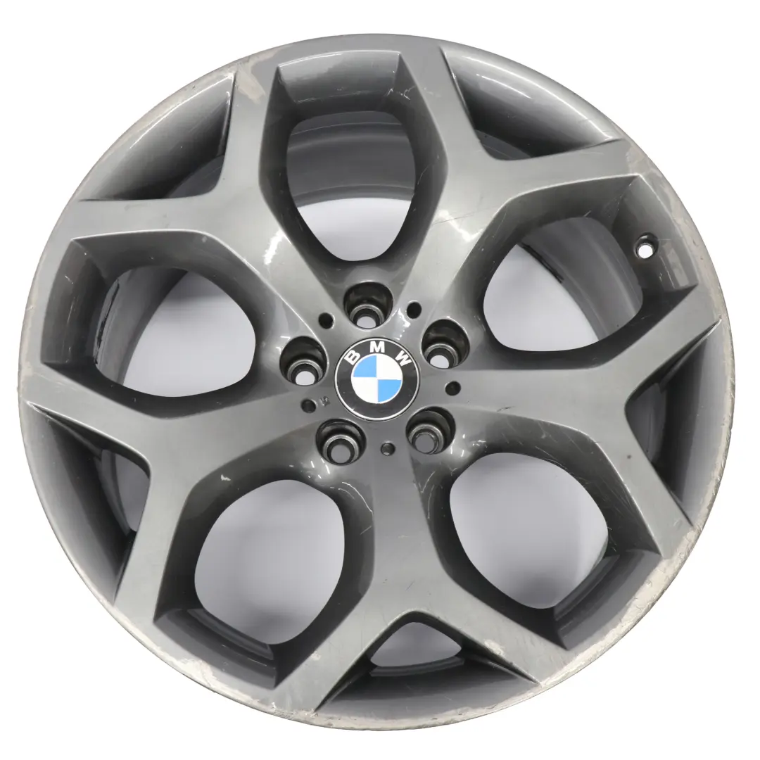 Grey Wheel Alloy Rim 20" Y-spoke 214 ET:37 11J to BMW X5 E70 with Part number 6772250 BMW X5 E70 Grey Wheel Alloy Rim 20" Y-spoke 214 ET:37 11J - SKU 6772250-8 - Part number 6772250