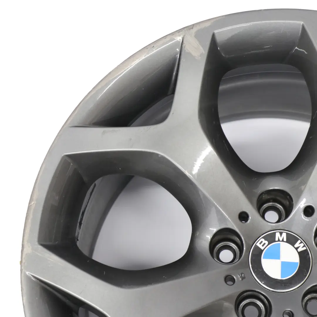 Grey Wheel Alloy Rim 20" Y-spoke 214 ET:37 11J to BMW X5 E70 with Part number 6772250 BMW X5 E70 Grey Wheel Alloy Rim 20" Y-spoke 214 ET:37 11J - SKU 6772250-8 - Part number 6772250