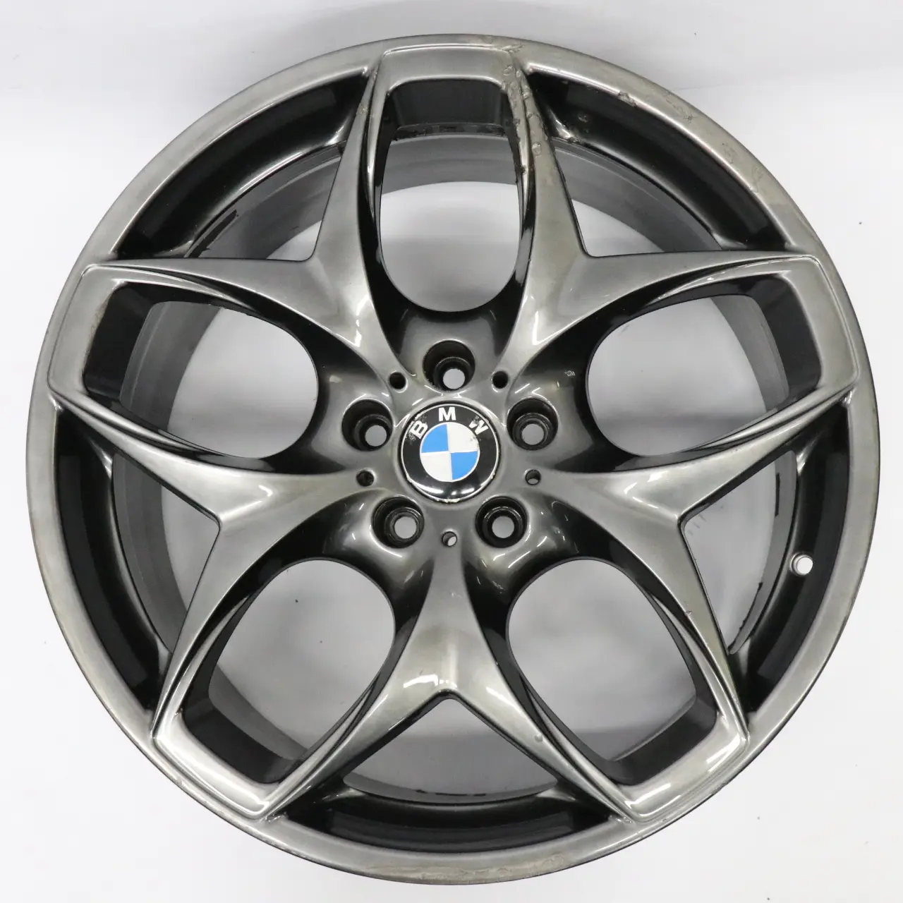 BMW X5 E70 Delantera Gris Férrico Llanta Aleación 21 Doble Radio 215 10J 6772252
