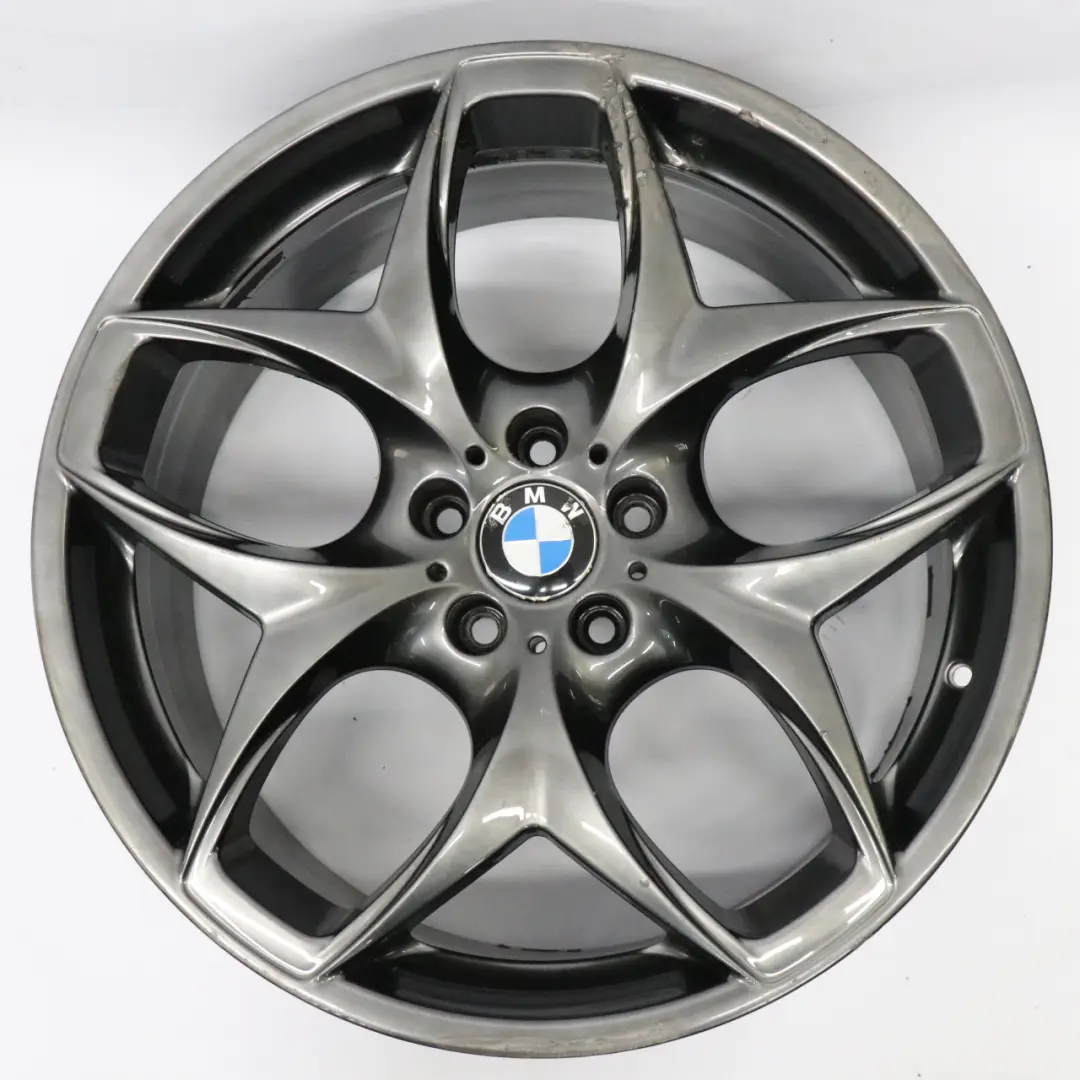 Front Ferric Grey Wheel Alloy Rim 21" Double Spoke 215 10J to BMW X5 E70 with Part number 6772252 BMW X5 E70 Front Ferric Grey Wheel Alloy Rim 21" Double Spoke 215 10J - SKU 6772252-1 - Part number 6772252