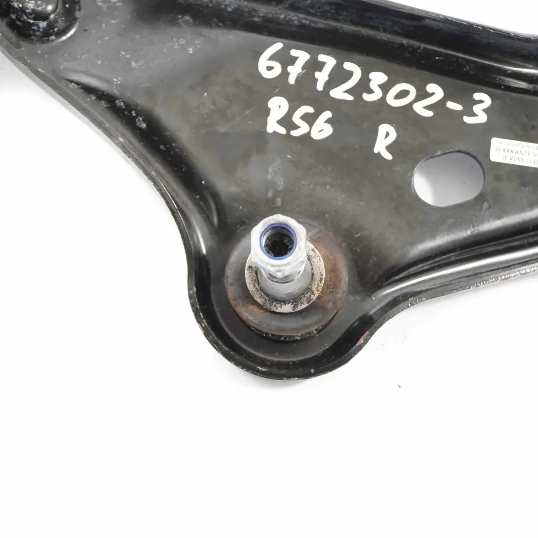 Braccio di controllo sospensione inferiore destro per Mini R55 R56 R57 con numero di parte 6772302 Mini R55 R56 R57 Braccio di controllo sospensione inferiore destro - SKU 6772302-3 - Numero di parte 6772302