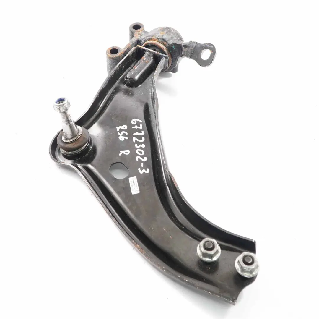 Braccio di controllo sospensione inferiore destro per Mini R55 R56 R57 con numero di parte 6772302 Mini R55 R56 R57 Braccio di controllo sospensione inferiore destro - SKU 6772302-3 - Numero di parte 6772302