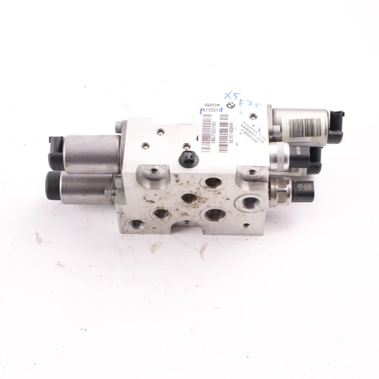BMW X5 E70 X6 E71 Valve Block Dynamic Drive Front Axle Hydraulic Pump 6772311