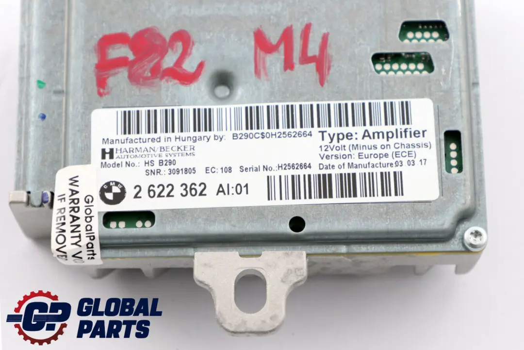 Appareil de Commande Direction Active pour BMW F80 M3 F82 M4 à propos du numéro de pièce 2622362 BMW F80 M3 F82 M4 Appareil de Commande Direction Active - SKU 6772742 - Numéro de pièce 2622362
